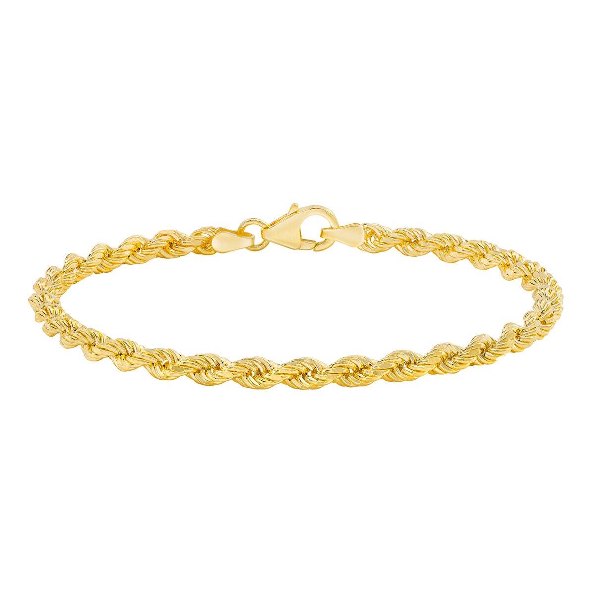 Pulsera para Dama, Oro Amarillo de 14K de 19cm Pulsera para Dama, Oro Amarillo de 14K de 19cm