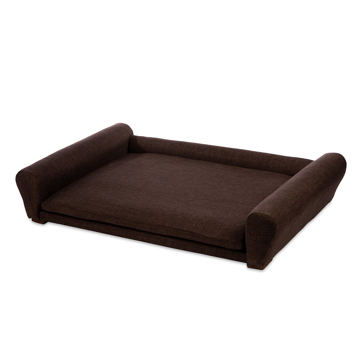 Maypet, Sillón/Cama Tamaño Mediana, Estilo Minimalista para Mascota, Color Café