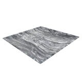 Luhom Juego de 6 Platos de Mármol Gris