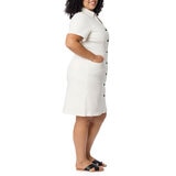 Draper James Vestido para Dama Blanco 10