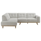 Aiden & Ivy, Seccional Fijo de Tela de 2 Piezas