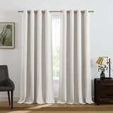 SUNBLK, Cortinas con Bloqueo Solar, Crema