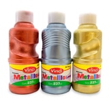 Vinci temperas de colores metálicos
