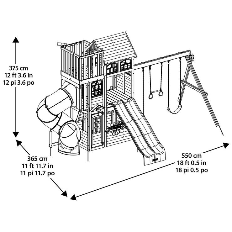 Cedar Summit By KidKraft Cooper ridge centro de juegos para niños Costco México