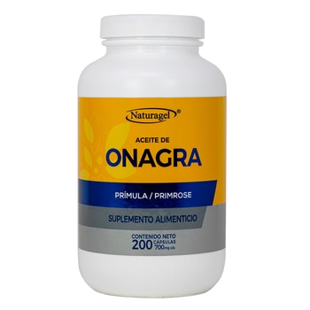 Naturagel Aceite de Onagra 200 Cápsulas.