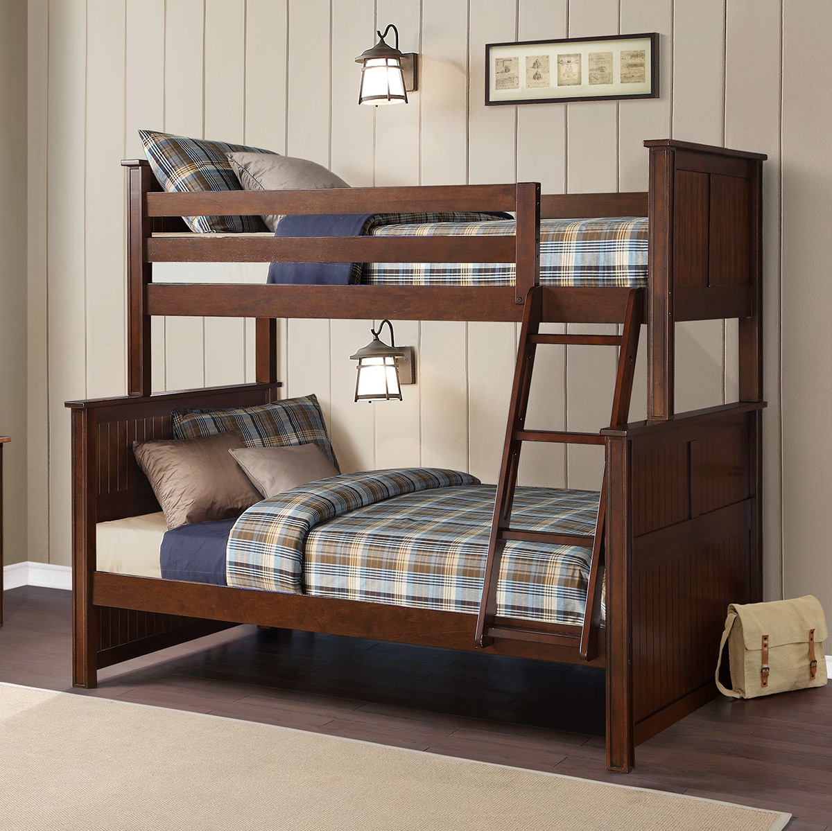 Bayside Furnishings, Midland, Litera Matrimonial e Individual de Madera