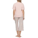Black Bow Conjunto de Pijama para Dama Rosa Chica