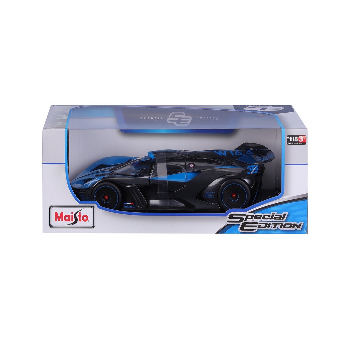 Maisto Autos de Colección Escala 1:18 - Bugatti Bolide Azul