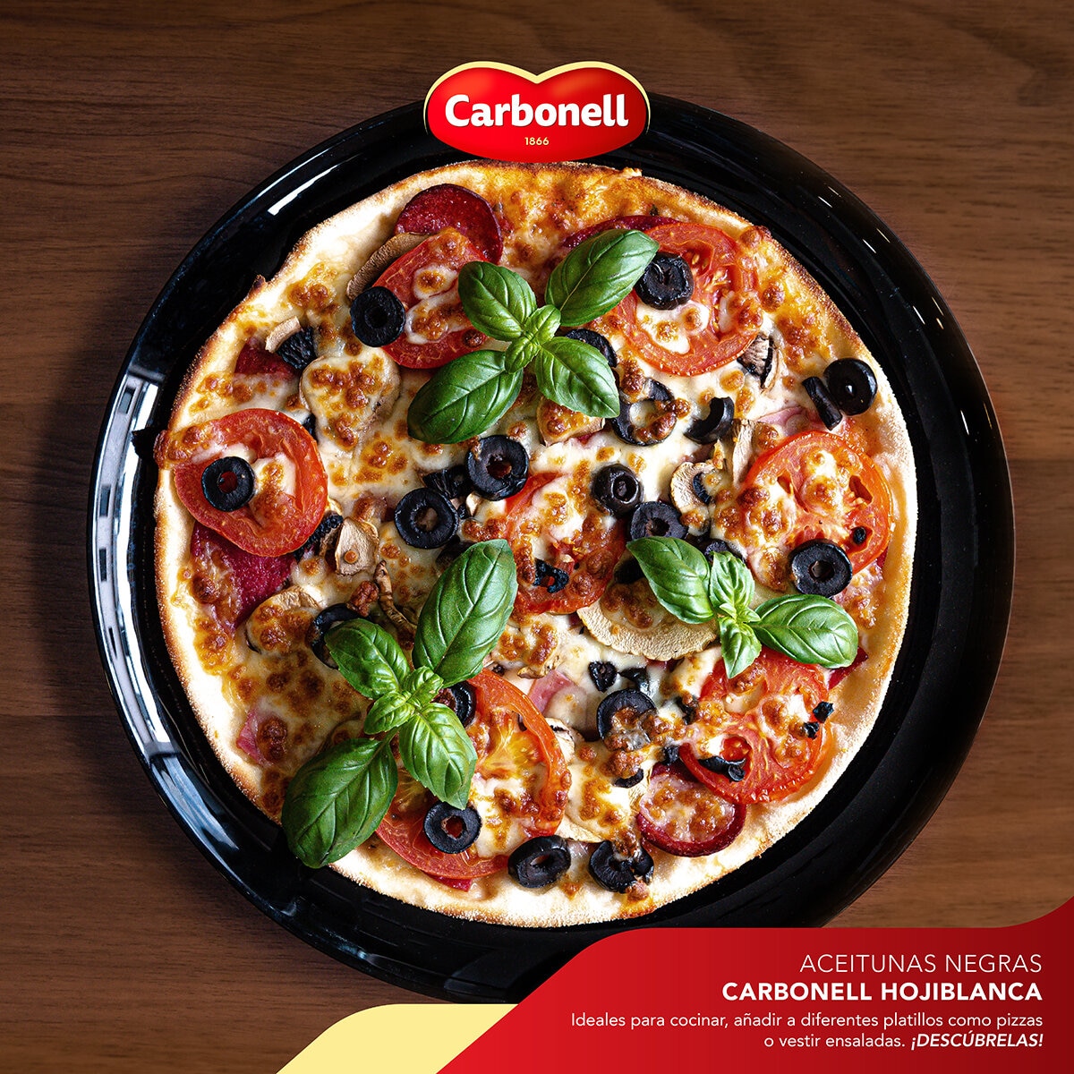 Carbonell Aceitunas Negras En Rodajas 3.05 Kg