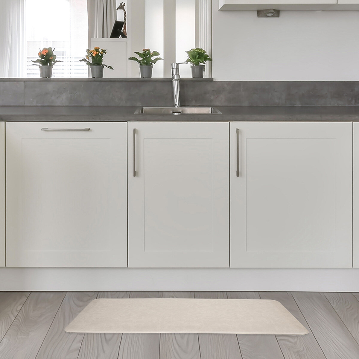 Mon Chateau, Tapete de Gel AntiFatiga, Beige