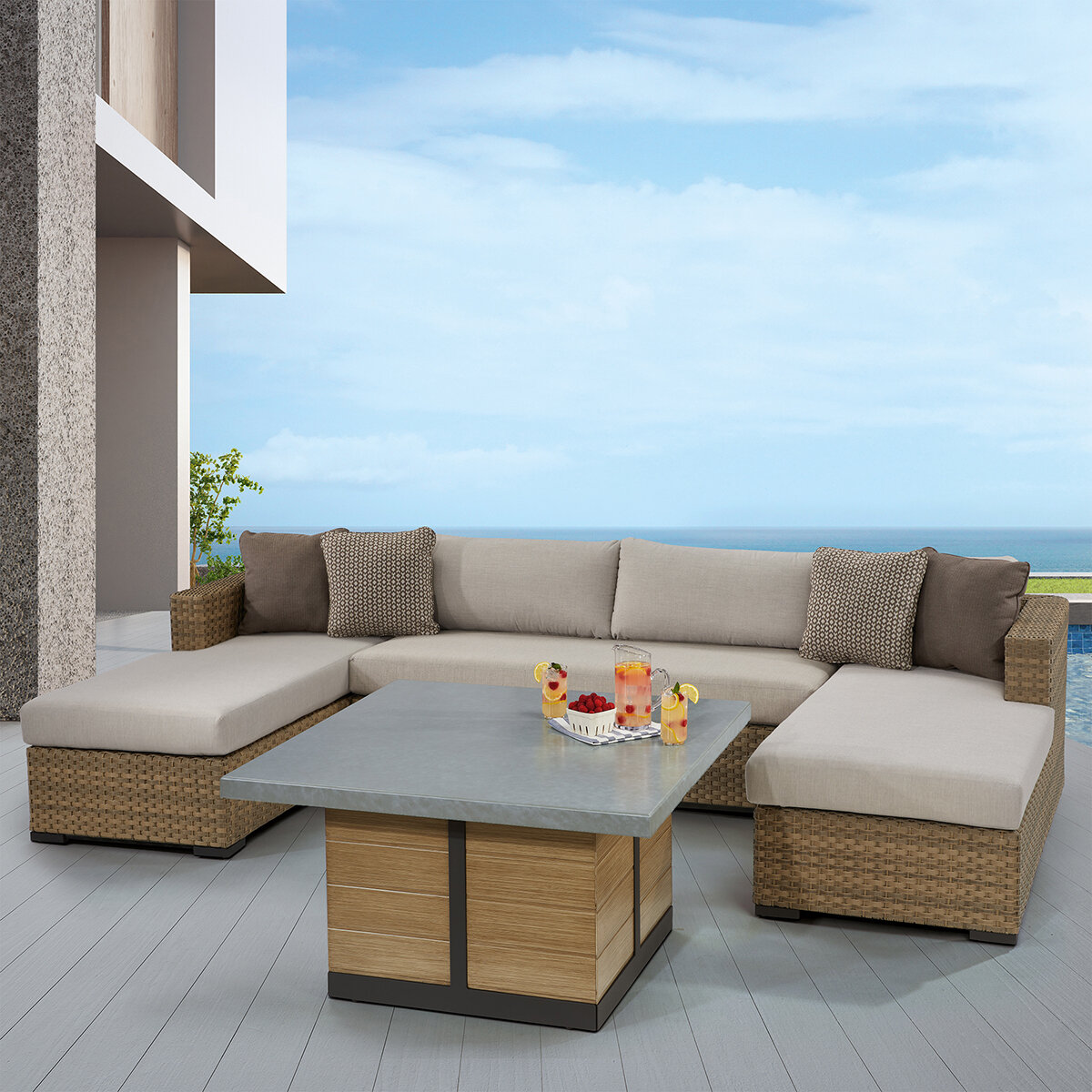 Agio, Westwood Sala para Jardín de 4 Piezas Costco México