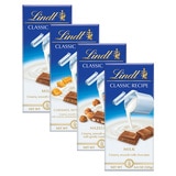 Lindt Barras de Chocolate, Avellana y Caramelo 4 pzas de 125 g