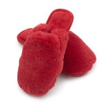 Jezebel Pantuflas para Dama Rojo Grande - 26 cm a 27 cm