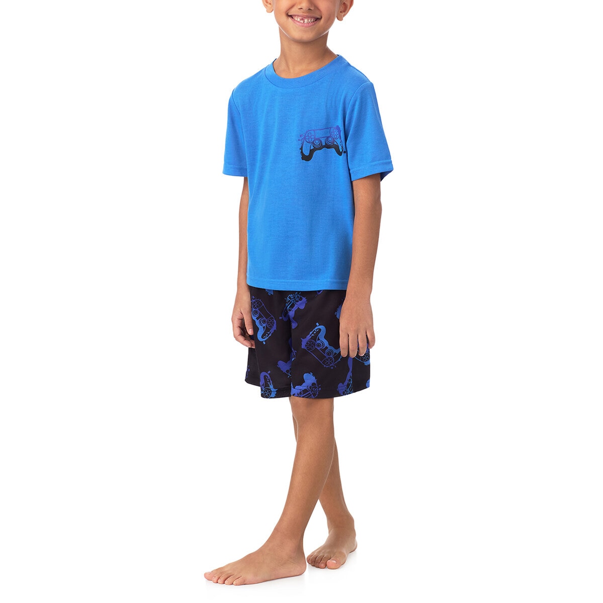 Saint Eve Pijama 3 piezas para Niños y Niñas Azul 7 / 8 Años