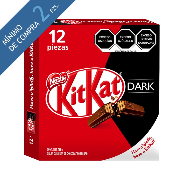 Chocolate Kit Kat Obscuro 12 piezas Costco México