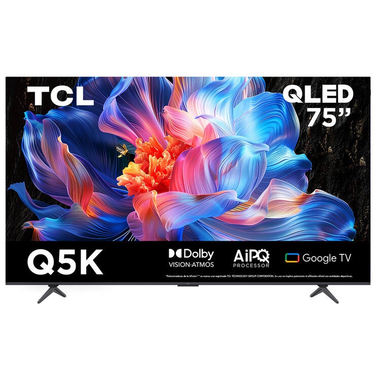 TCL Pantalla 75" QLED 4K Google TV 75Q5K
