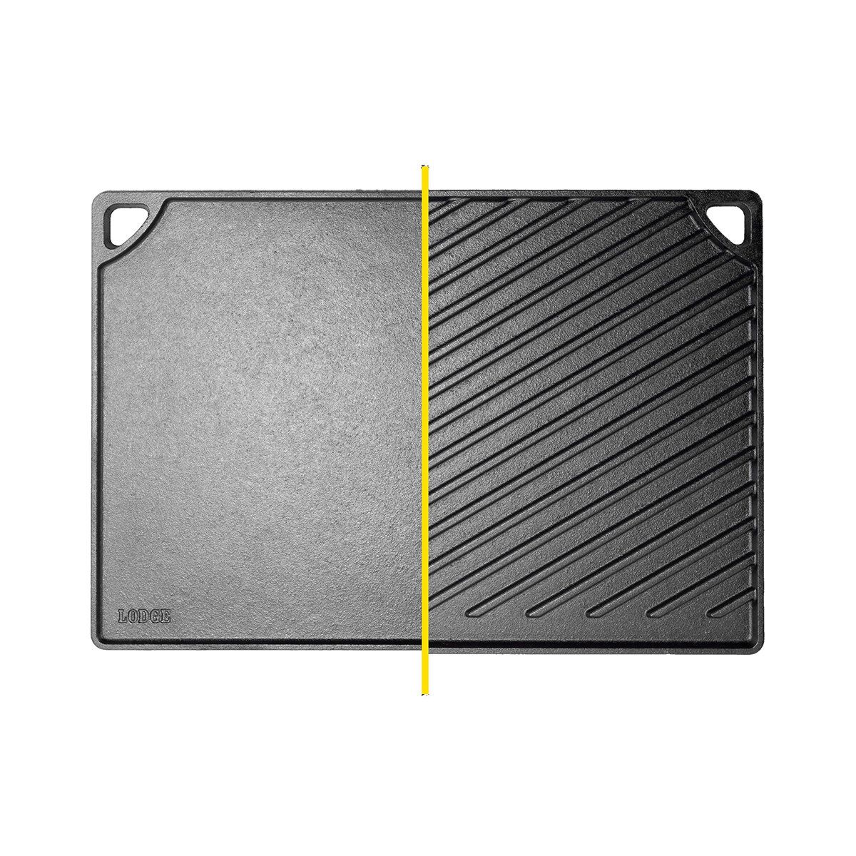 Lodge Cast Iron Plancha / Parrilla De Doble Lado De Hierro Fundido Curado