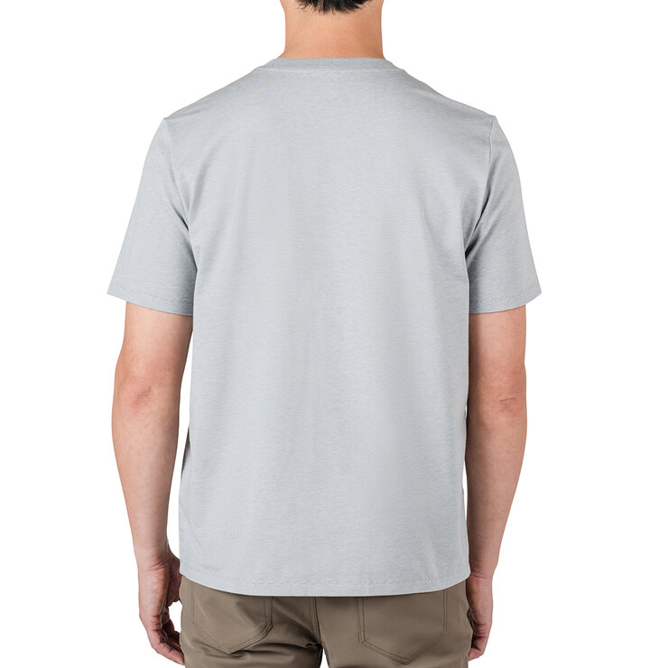 Rough Dress Playera para Caballero Gris cuello redondo Mediana