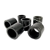 Luhom Juego de Servilleteros de Mármol 6 piezas Negro