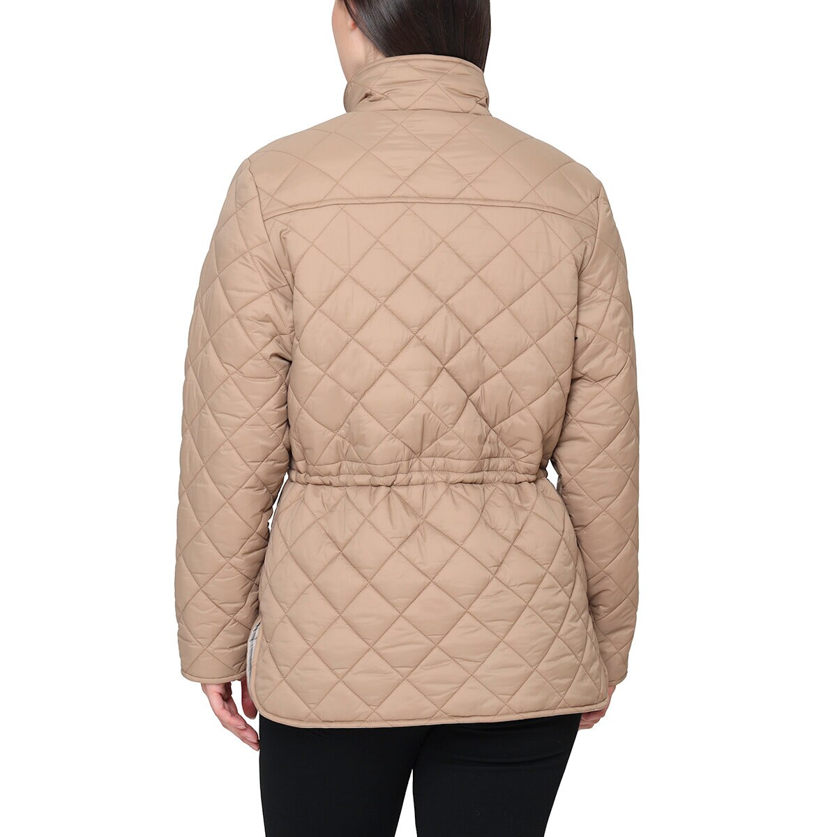 Nicole Miller Original Chamarra reversible para Dama Café Extra Grande