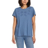 Ella Moss Blusa para Dama Azul Grande