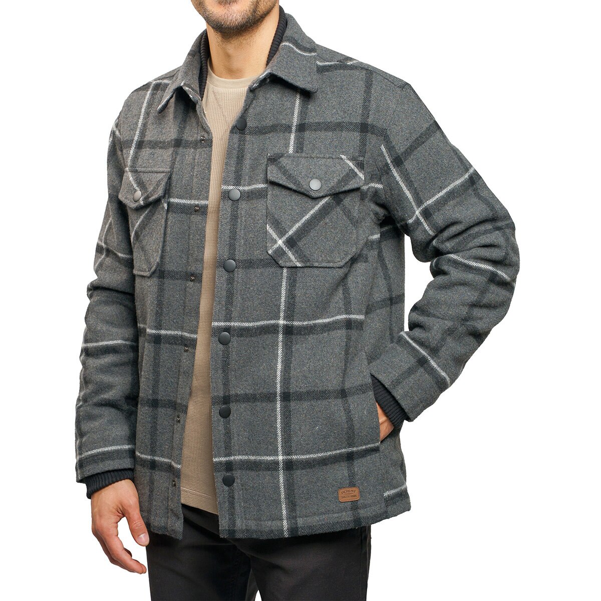 Jachs Chamarra para Caballero Negro Mediana