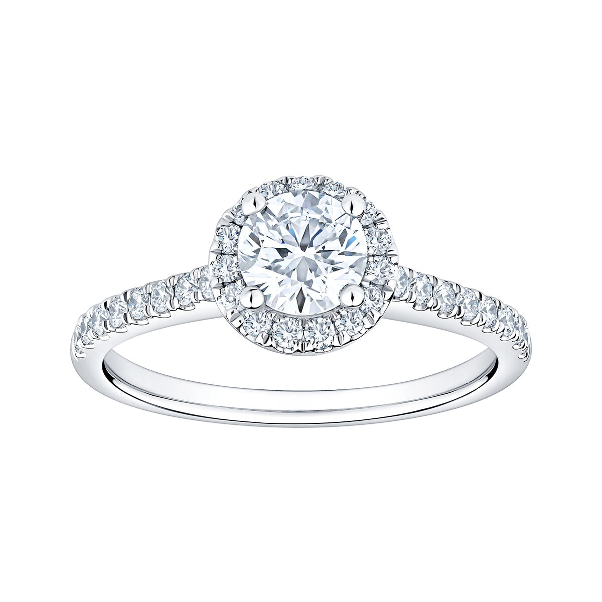 Anillo Nupcial de Diamantes 1.00ctw, Platino