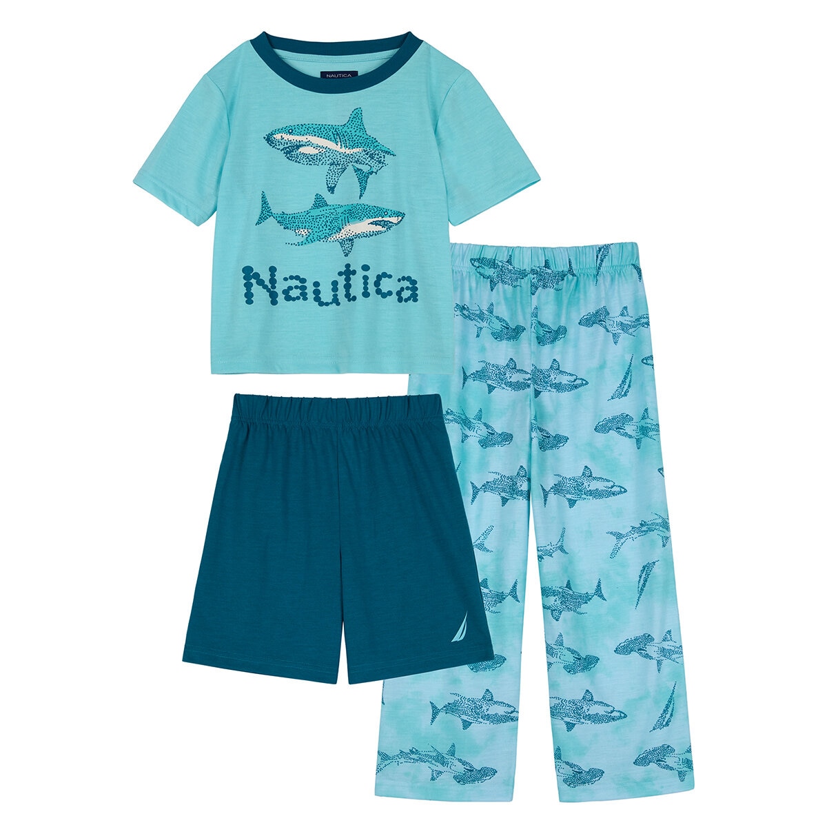 Nautica Pijama 3 piezas para Niños y Niñas Varias Tallas y Colores