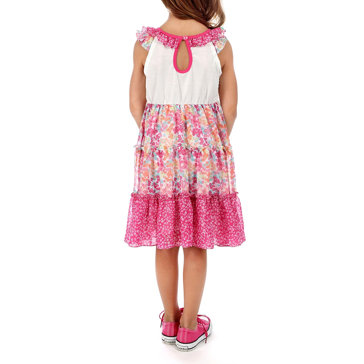 Jona Michelle Vestido para Niñas Rosa 7 Años