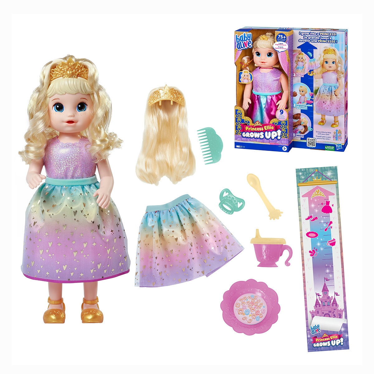 Baby Alive Princesa Ellie Crece 