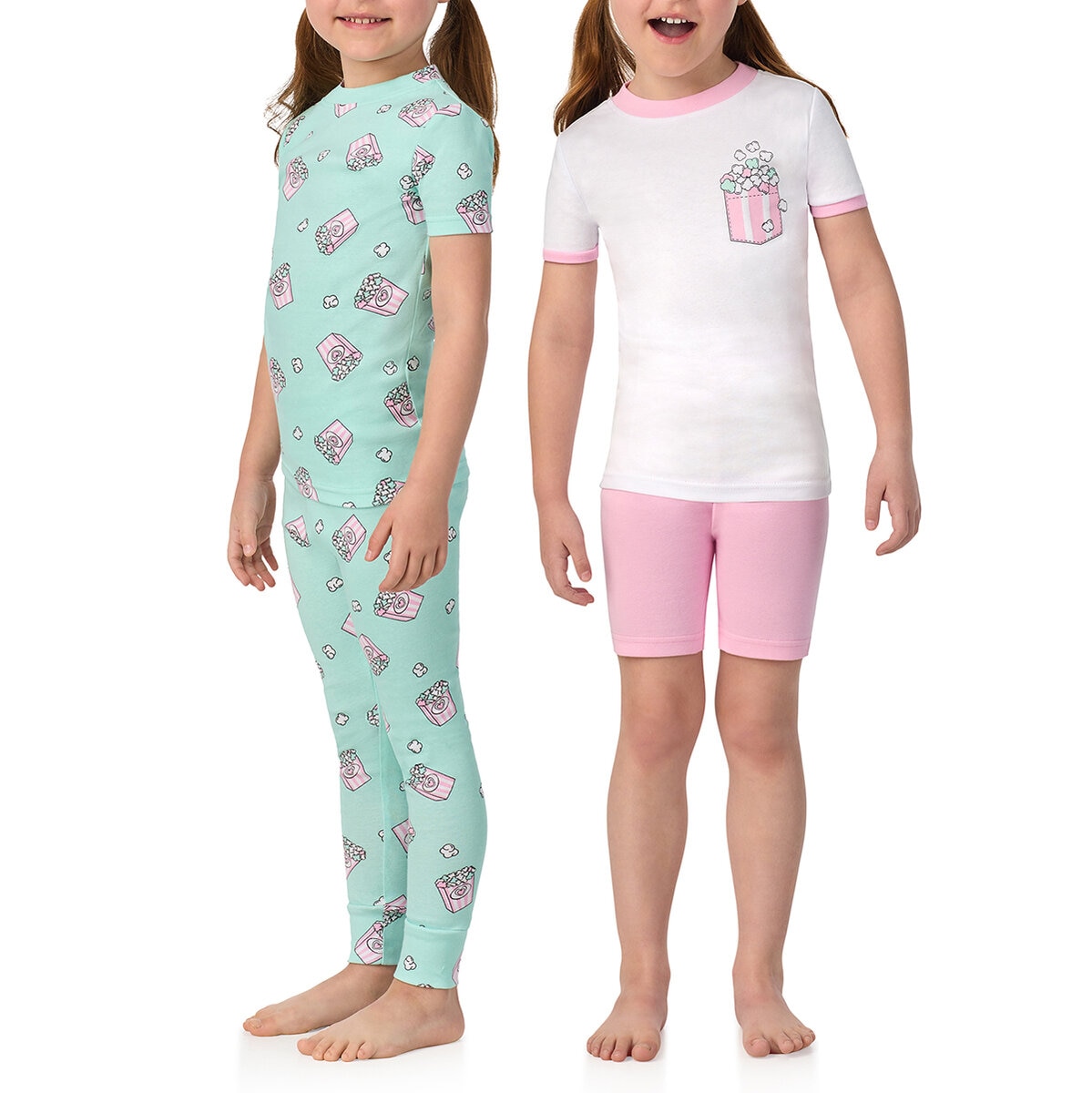 Kirkland Signature Pijama para Niños y Niñas 4 piezas Popcorn 2 Años