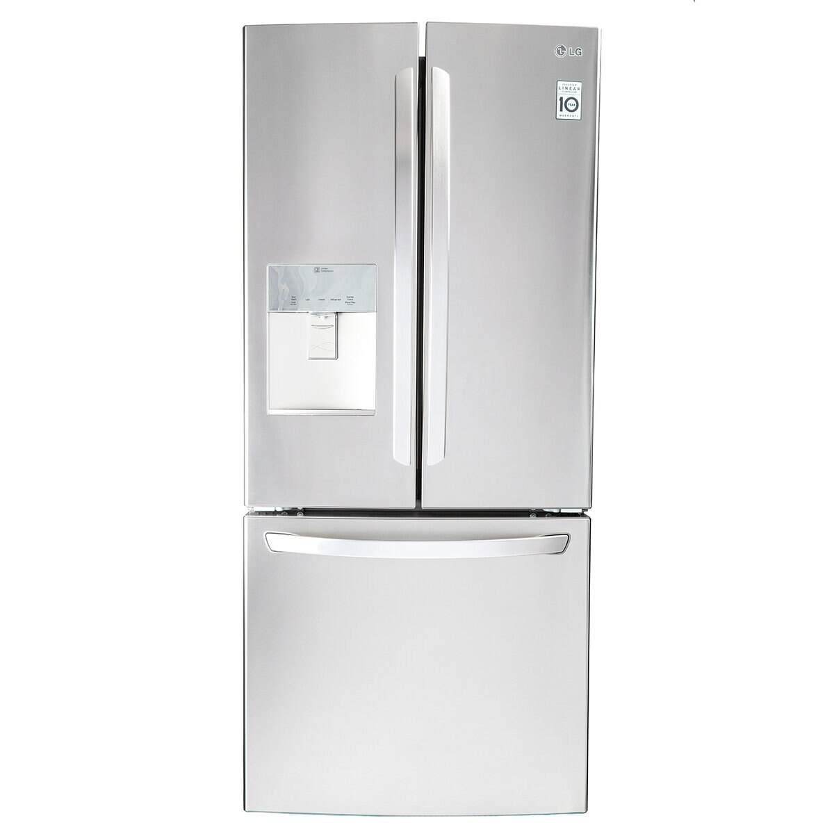 LG Refrigerador 22' French Door con Dispensador de agua