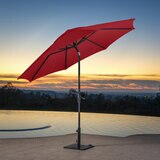 SunVilla, Sombrilla redonda de 3m, Roja