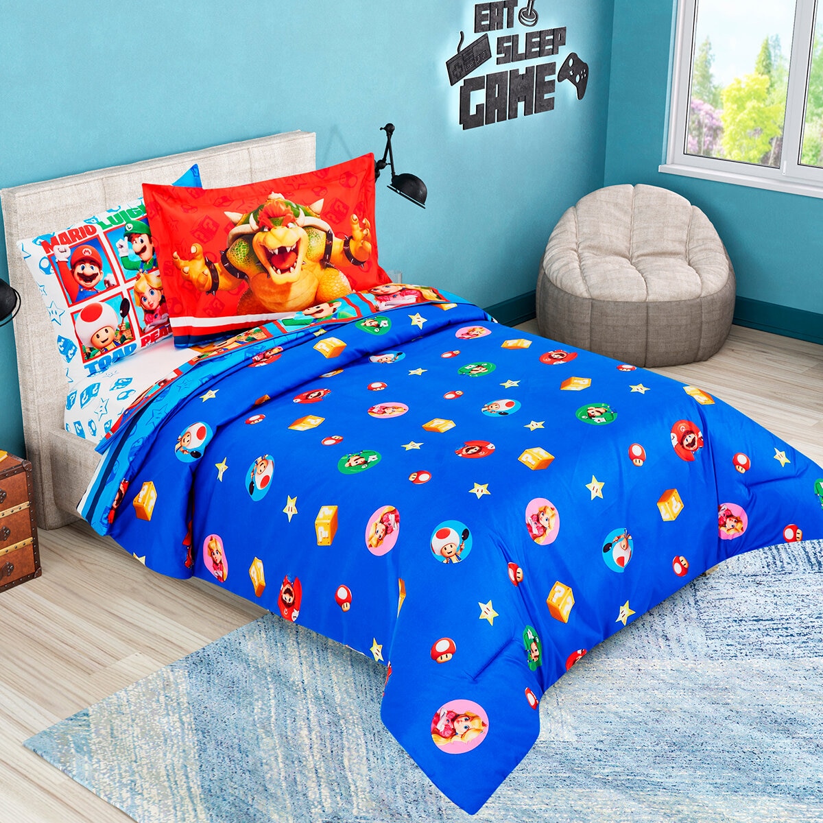 Edredón Infantil MARVEL Avengers Cama 90 cm Azul