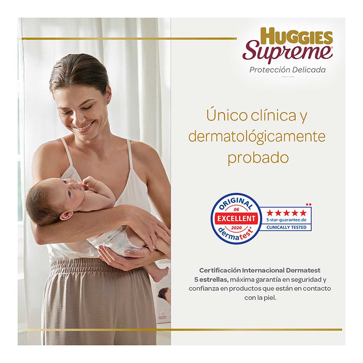 Huggies Supreme Pañales Etapa 5 Unisex 120 pzas