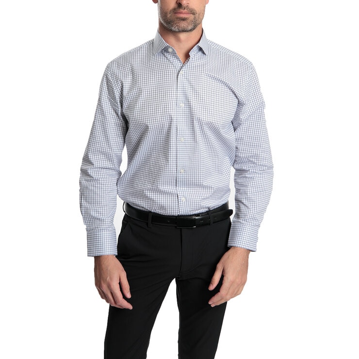 Ted Baker Camisa para Caballero Azul Cuello 17/17.5 Manga 32/33
