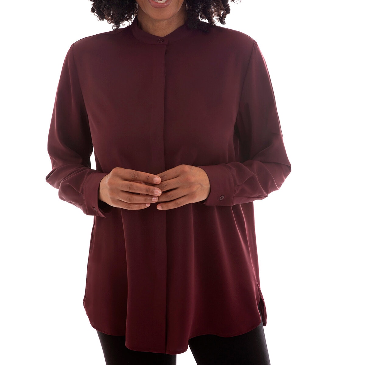 Mario Serrani Italy Blusa para Dama Morado Extra Grande