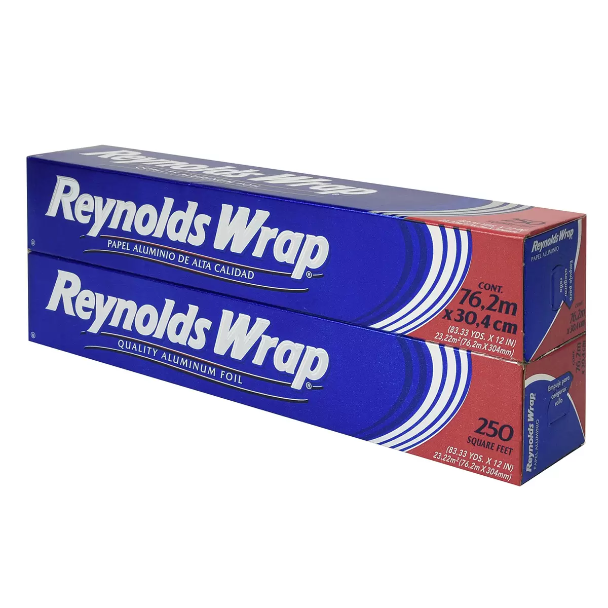 Reynolds Standard Papel Aluminio 2 pzas de 76.2 m x 30.4 cm