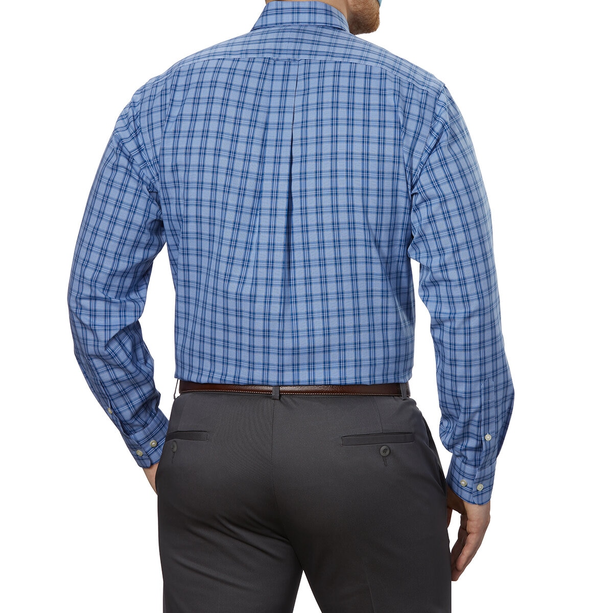 Kirkland Signature Camisa de vestir para Caballero Morado Cuello 16 Manga 32/33