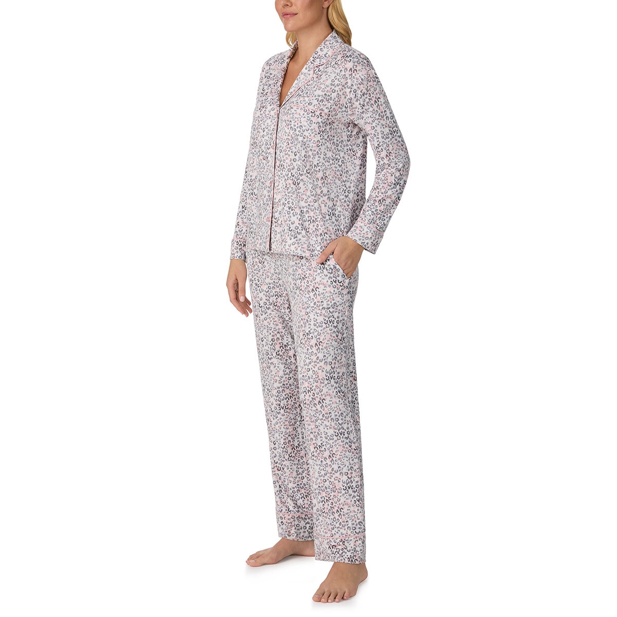 DKNY Pijama para Dama Blanco Grande