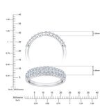 Anillo de Diamantes 0.50ctw, Oro Blanco 14K Anillo de Diamantes 0.50ctw, Oro Blanco 14K