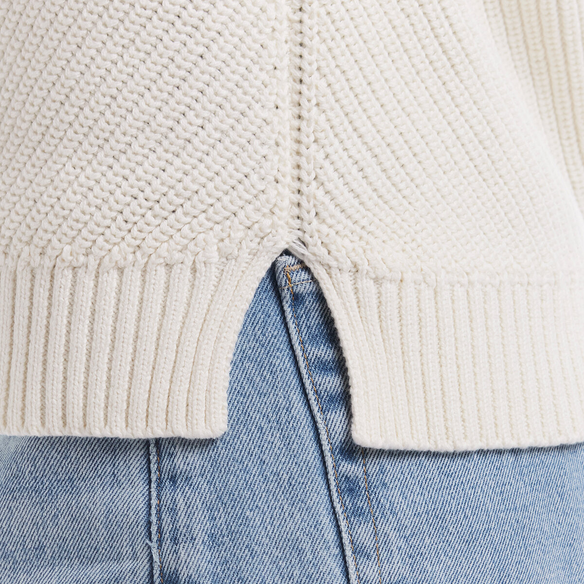 Weatherproof Vintage Suéter para Dama Blanco Mediana
