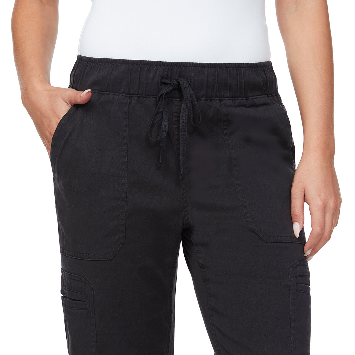 Buffalo David Bitton Pantalones para Dama Negro Extra Grande