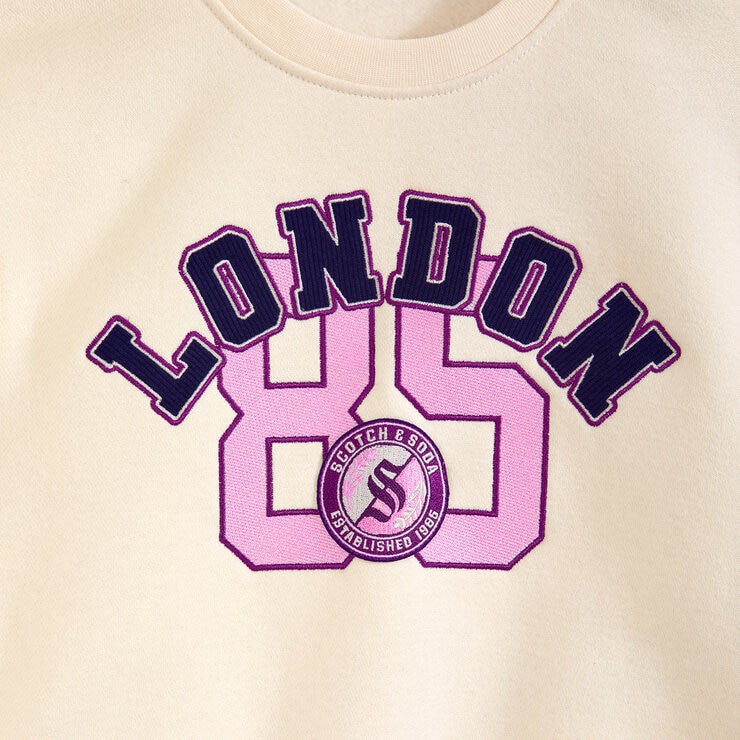 Scotch & Soda Sudadera para Niñas y Niños Beige 10 / 12 Años