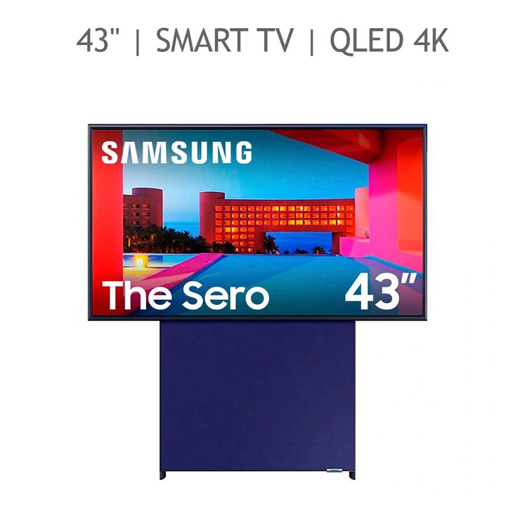 Samsung Pantalla 43" The Sero QLED 4K UHD SMART TV