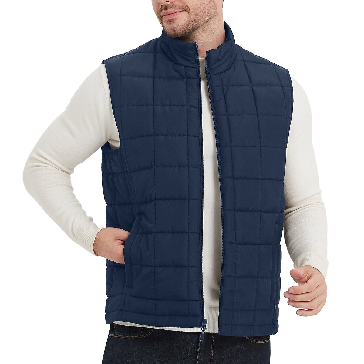 Hawke & Co Chaleco acolchado para Caballero Azul Chica