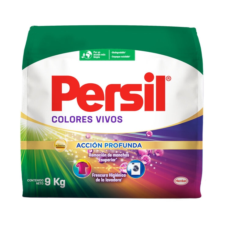Persil Detergente en Polvo para Ropa de Color 9 kg