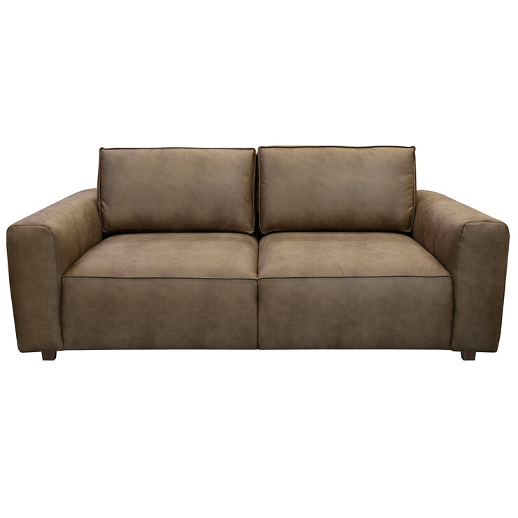 Muebles Liz, Gauss, Loveseat Color Café