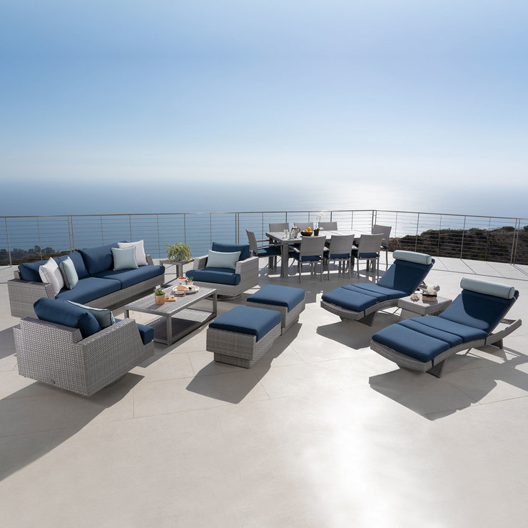 Portofino colección de patio de 19 piezas Costco México