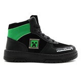 Minecraft, Tenis Media Bota Color Negro para Niño, Varias Tallas Minecraft, Tenis Media Bota Color Negro para Niño, Varias Tallas